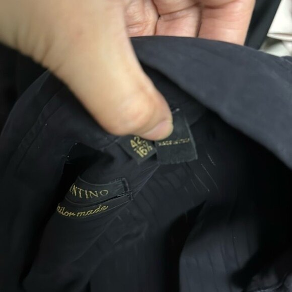 Valentino Striped Shirt, Size 16.5 - Picture 5 of 5